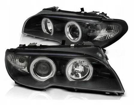 Lampy przednie BMW E46 Coupe Cabrio ANGEL EYES CCF