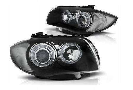 Lampy przednie BMW E87 E81 04-11 Ringi Led Black