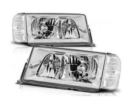 Lampy przednie Mercedes W201/190 12.82-05.93 chrom