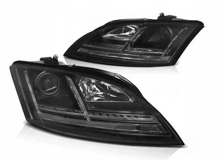 Lampy reflektory Audi TT 06-10 8j black led dts