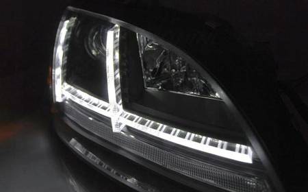 Lampy reflektory Audi TT 06-10 8j black led dts