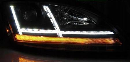 Lampy reflektory Audi TT 06-10 8j black led dts