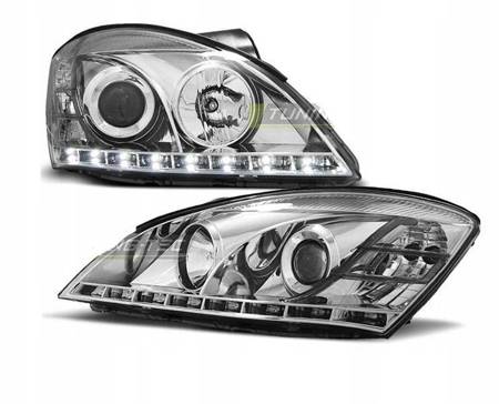 Lampy reflektory Kia Ceed 06-09 daylight chrome