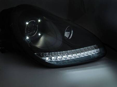 Lampy reflektory LED black Porsche Cayenne 02-06