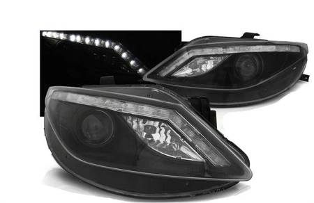 Lampy reflektory Seat Ibiza 6j 08-12 black led