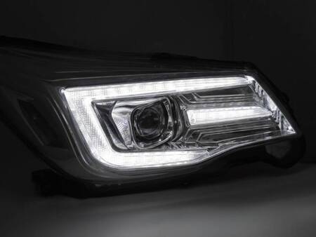 Lampy reflektory chrome LED do Subaru Forester IV