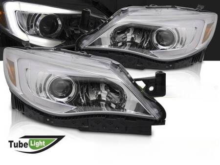 Lampy reflektory chrome LED do Subaru WRX 14-17