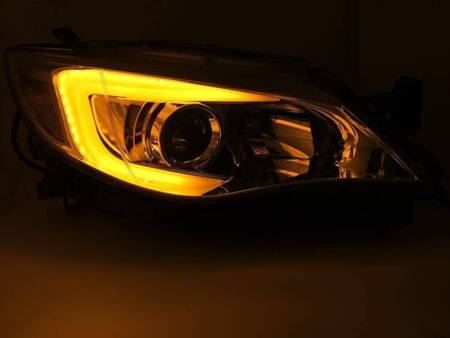 Lampy reflektory chrome LED do Subaru WRX 14-17