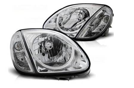 Lampy reflektory mercedes r170 slk 96-04 chrome fk