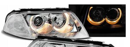 Lampy reflektory przednie VW Passat B5 3BG CHROM R