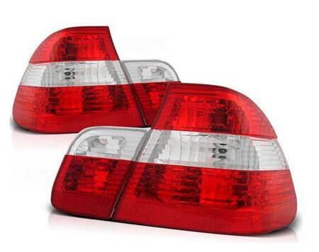 Lampy tylne BMW E46 CLEAR RED