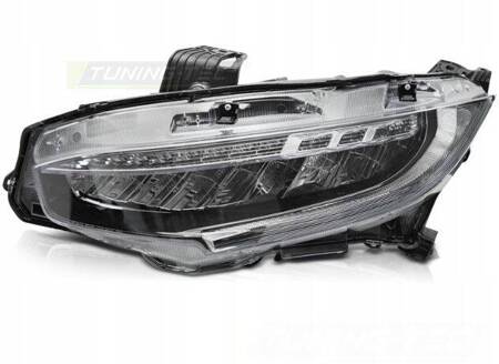 Lewa lampa led reflektor do Honda Civic x 16-21