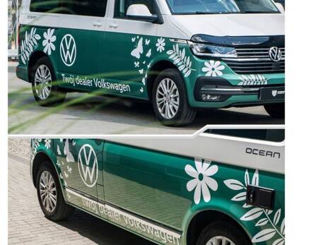 Listwy drzwi bocznych VW T6.1 2019- LONG