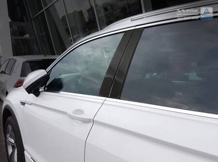 Mazda CX-5 II Osłony na słupki drzwi Karbon