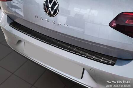 Nakładka na zderzak tylny Volkswagen Passat B8 (Czarna)