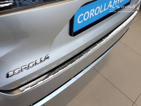Nakładka na zderzak tylny do Toyota Corolla 12 Kombi (Stal)