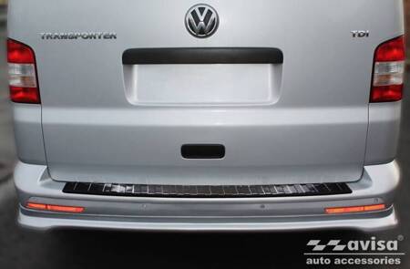 Nakładka na zderzak tylny do Volkswagen Transporter T5 (Czarna)