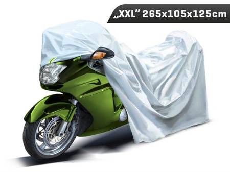 Pokrowiec na motocykl "XXL" 265x105x125 cm, 3-warstwy, odblaski