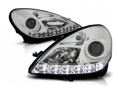 Reflektory lampy przednie Mercedes R171 SLK Daylig