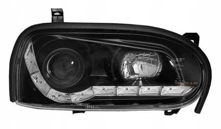 Reflektory przednie VW Golf III BLACK DAYLIGHT