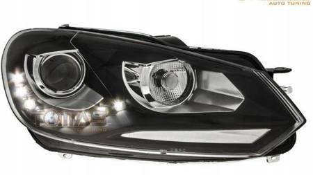 Reflektory przednie VW Golf VI BLACK DAYLIGHT