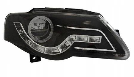 Reflektory przednie VW Passat B6 3C BLACK DAYLIGHT