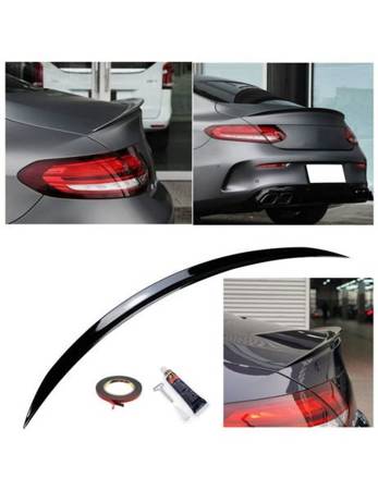 SPOILER NA KLAPĘ MERCEDES C205 A205 GLOSSY BLACK