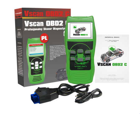 Skaner VSCAN OBD2 C CAN PL Wylicza zużycie paliwa interfejs
