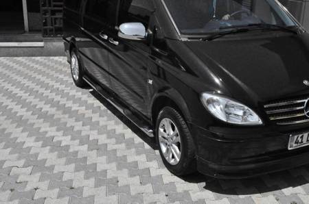 Stopnie boczne rury Renault Trafic 2001+ SHORT