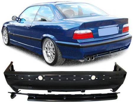 ZDERZAK TYLNY BMW E36 BEZ COMPACTA Z DYFUZOREM