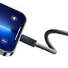 BASEUS Kabel USB-C do Lightning Dynamic Series, 20W, 200 cm szary