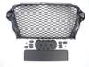 GRILL AUDI A3 12-16 RS3-OPTIK CZARNY BEZ PDC