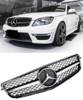 GRILL MERCEDES W204 07-  B/C C63 LOOK AMG LOGO