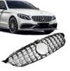 GRILL MERCEDES W205 14- GTR PANAMERICAN CHROM 360