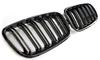 GRILL (NERKI) BMW E70 E71 DOUBLE M LOOK GLOSS BL.