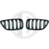 GRILL ( NERKI) BMW F22 / F23 CZARNY PODWOJNY