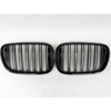 GRILL (NERKI) BMW G11 G12 15- GLOSSY BLACK DOUBLE