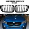 GRILL (NERKI) BMW X3 X4 F25 F26 M LOOK GLOSS BLACK