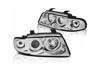 LAMPY SOCZEWKOWE AUDI A4 B5 94-98 CHROM RINGI CCFL