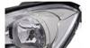 Lampa lewa reflektor chrome do Mercedes W204 11-14