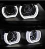 Lampy BMW E90/E91 05-08 black ringi led 3d