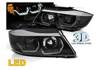 Lampy Bmw E90 E91 05-08 3d led black ringi 3d