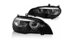 Lampy Bmw X5 E70 07-10 Ringi 3d Drl Black Xenon