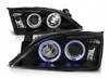 Lampy Ford Mondeo mk3 00-07 ringi black + silniki