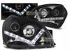 Lampy Hyundai Tucson 04-10 soczewki black led