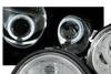 Lampy Nowe Mercedes W210 99-02 E-klasa Ringi Chrom