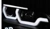 Lampy Reflektory BMW X5 E70 07-13 DRL BLACK 3D