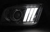 Lampy Reflektory Ford Mustang 04-09 Chrome Led Bar