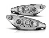 Lampy Reflektory Peugeot 206 Od 2002 Ringi Chrome