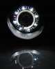 Lampy Reflektory Vw Lupo 98-05 Chrome Led Ringi